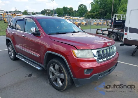 2012 Jeep Grand Cherokee Overland из США, поврежденный, VIN 1C4RJFCT8CC184328